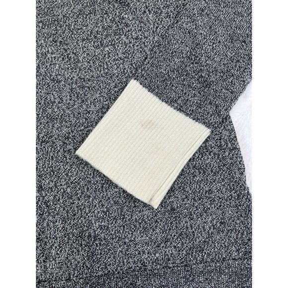 Smartwool Women's (M) Akamina V-Neck Sweater Gray Black Ivory Wool Blend - Picture 6 of 6